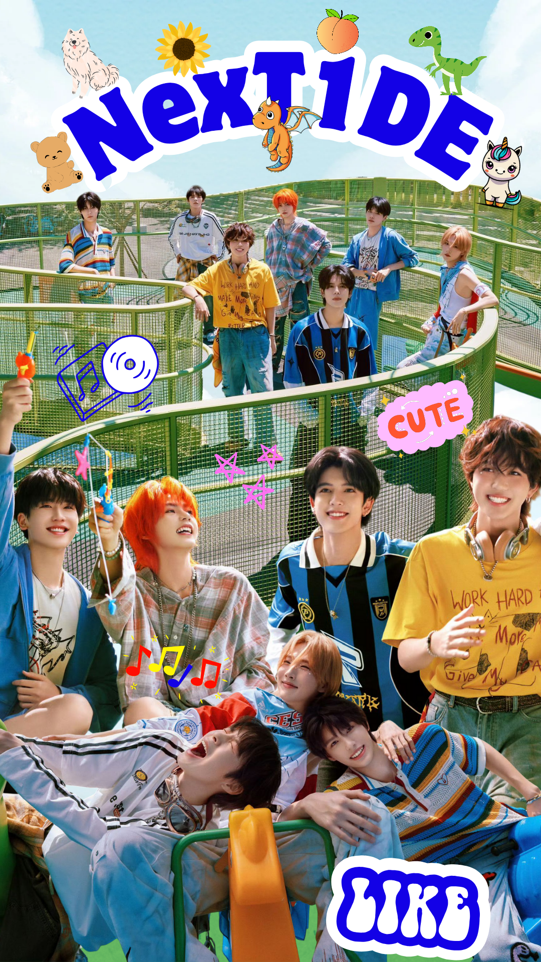 Fan-made special wallpaper for NexT1DE