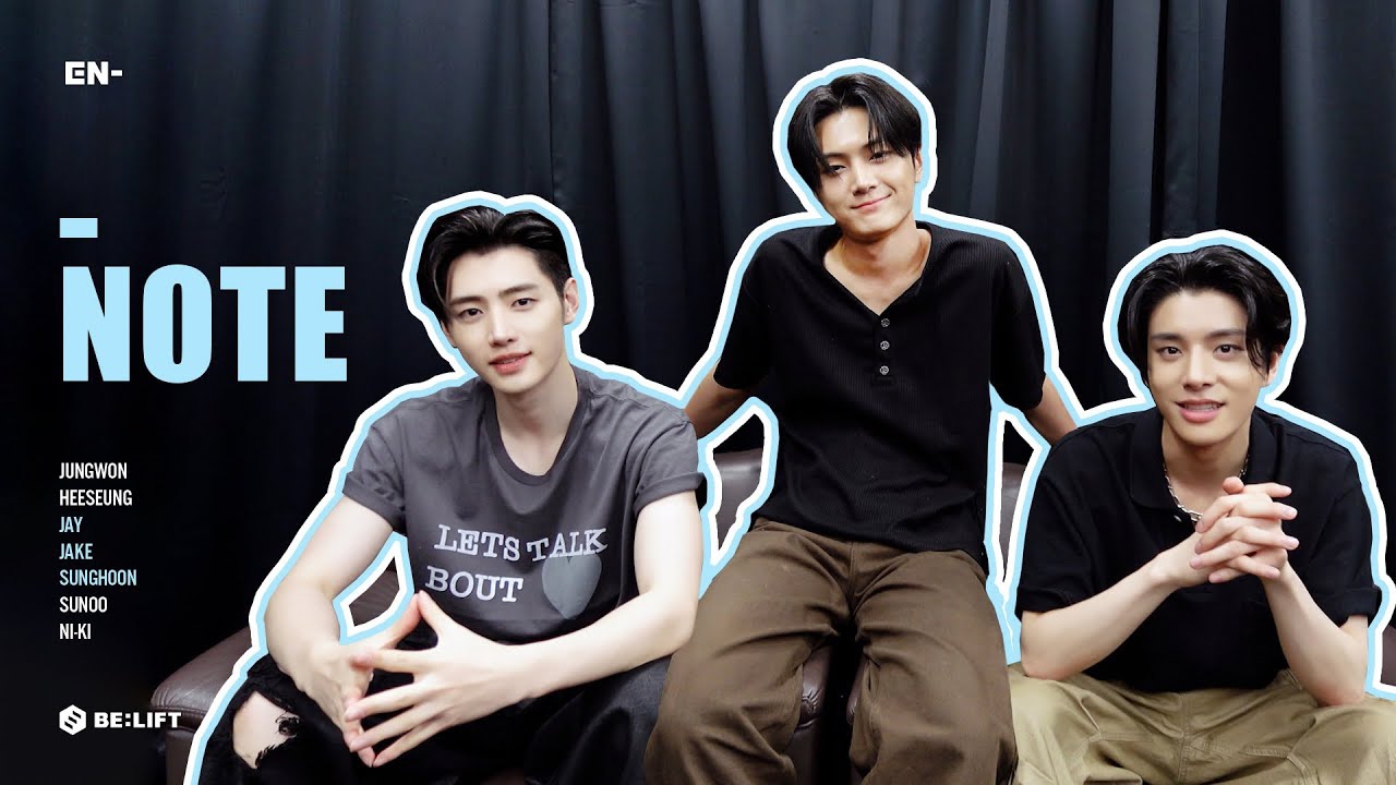 Recent activity shot of ENHYPEN