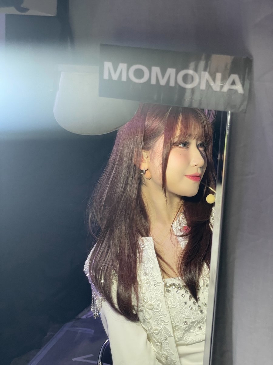 Recent activity shot of Kasahara Momona (ME:I)
