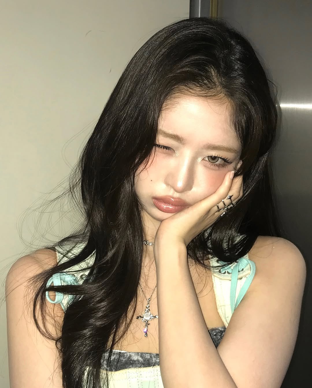 A moment captured by Rei (IVE)'s fan