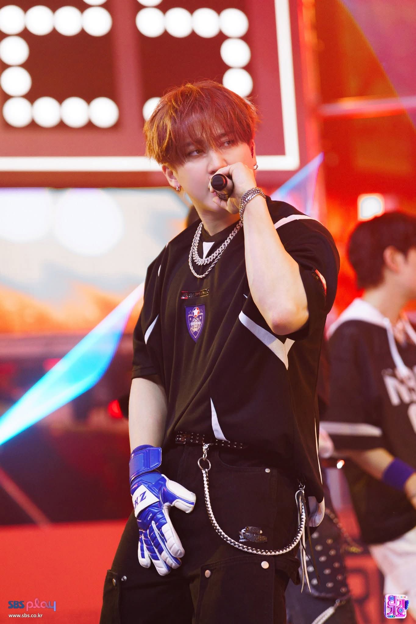 A moment captured by Changbin (Stray Kids)'s fan