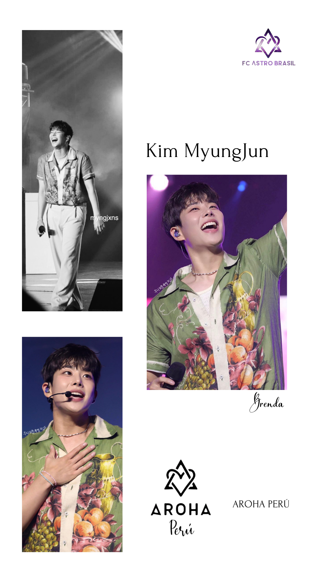 A moment captured by MJ (ASTRO)'s fan