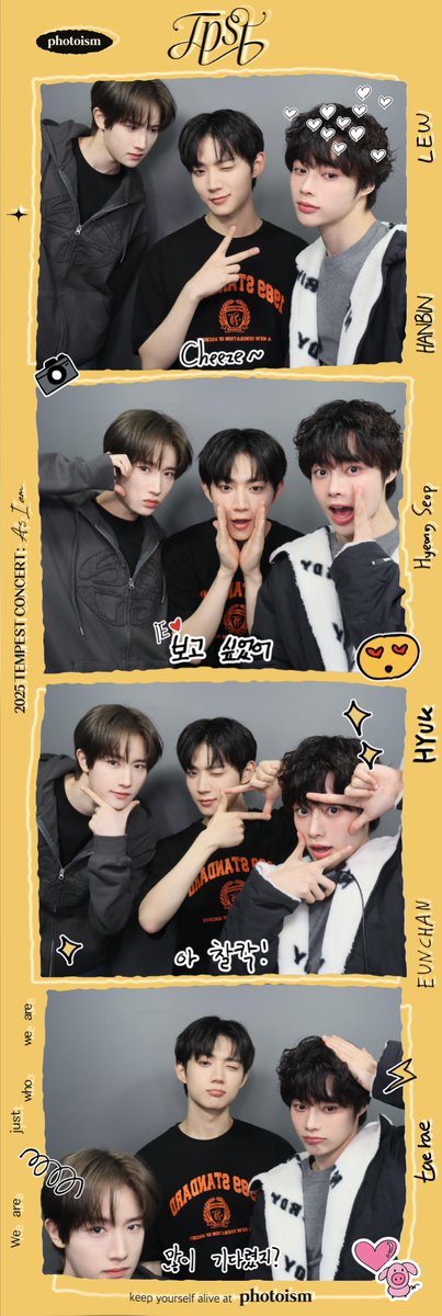 A moment captured by TEMPEST's fan