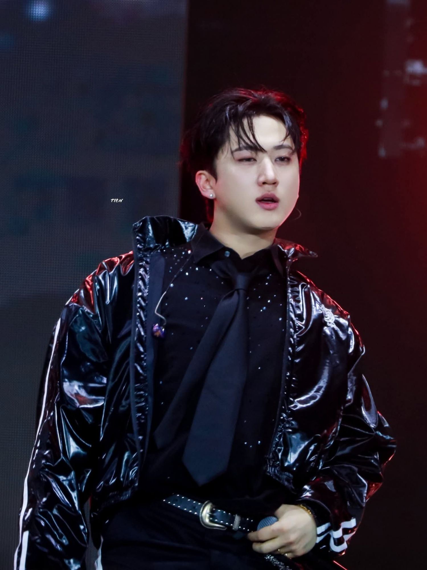 Recent activity shot of Changbin (Stray Kids)