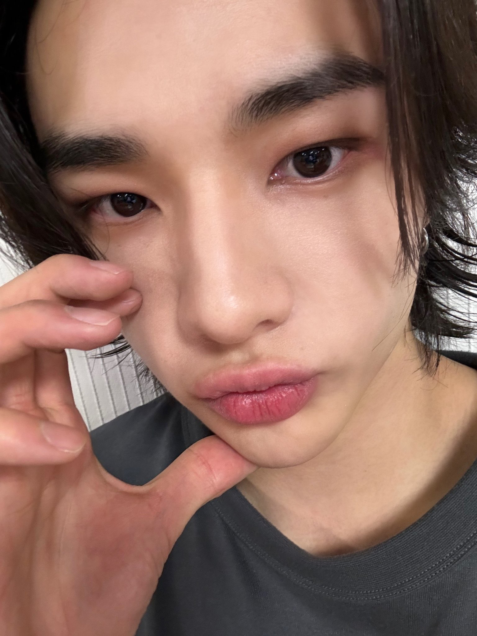 Behind-the-scenes cut of Hyunjin (Stray Kids)