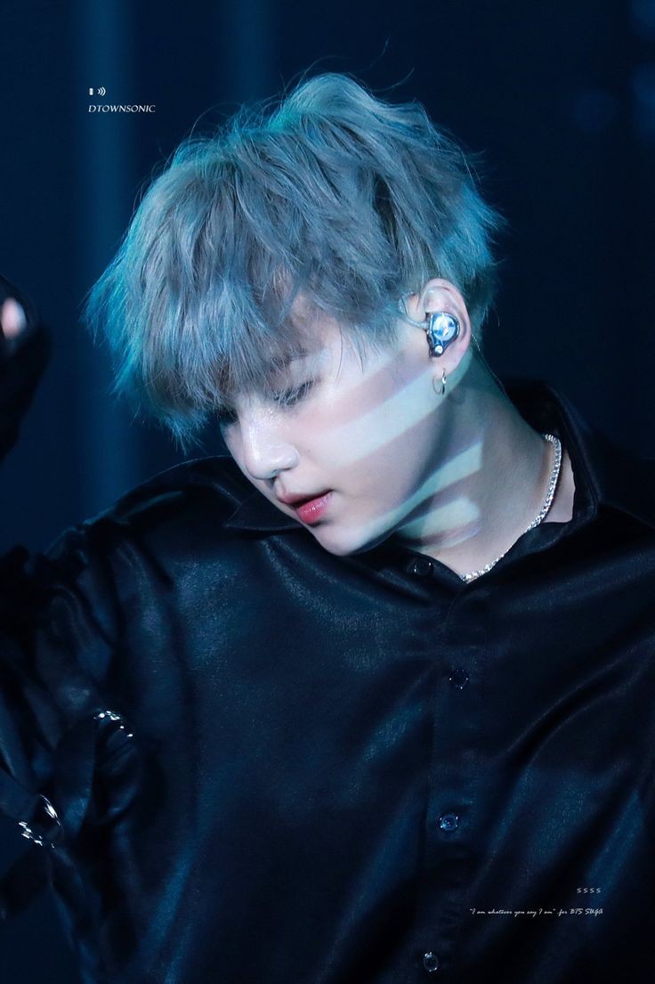 Recent activity shot of SUGA (BTS)