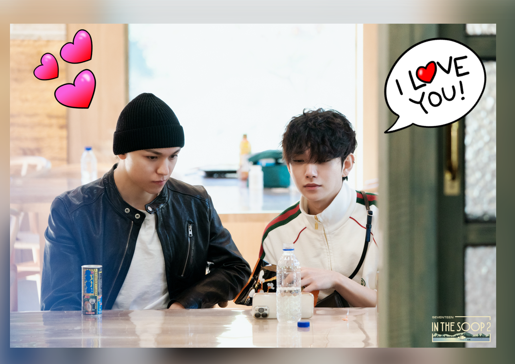 A moment captured by Joshua (SEVENTEEN)'s fan