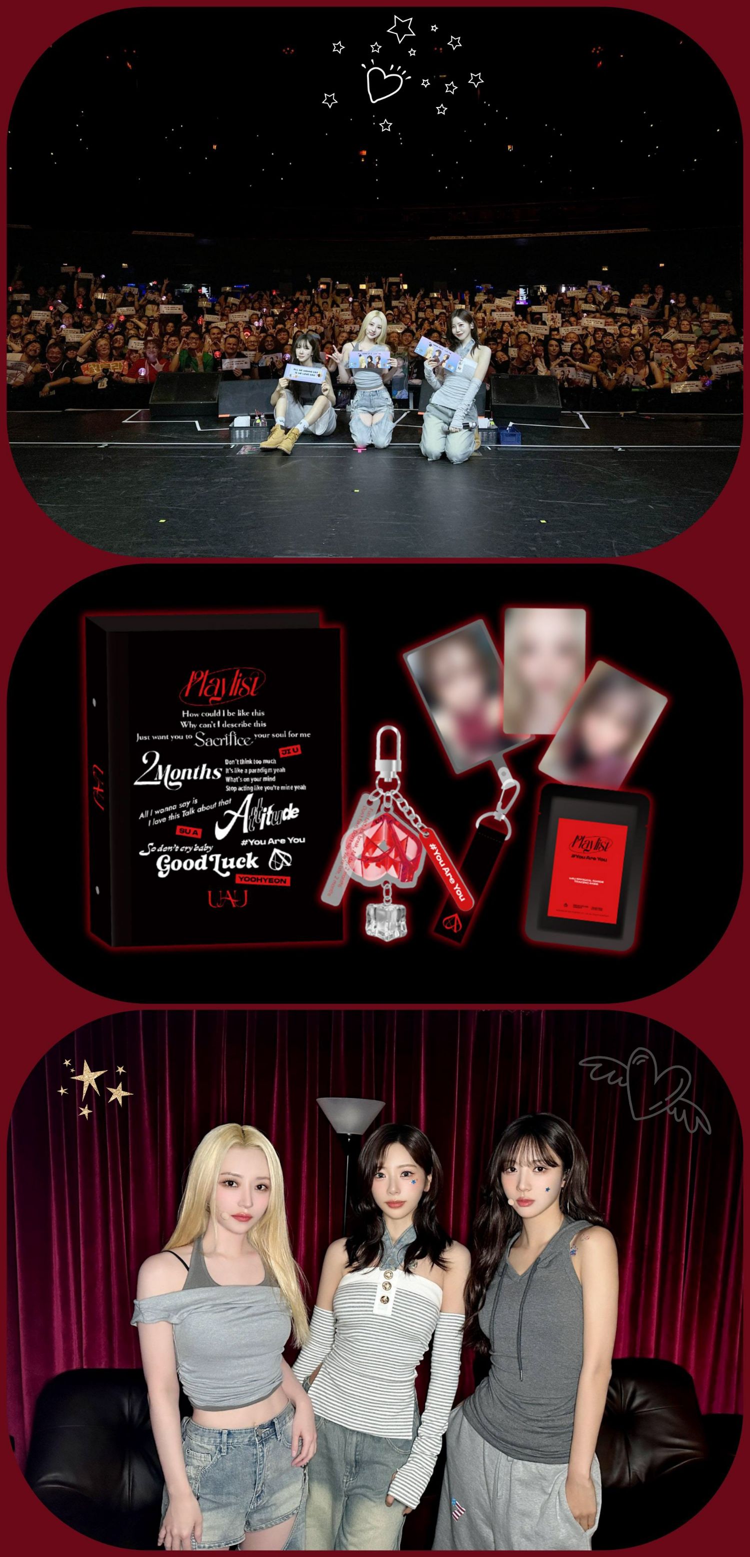 A heartfelt wallpaper shared by DREAMCATCHER's fans