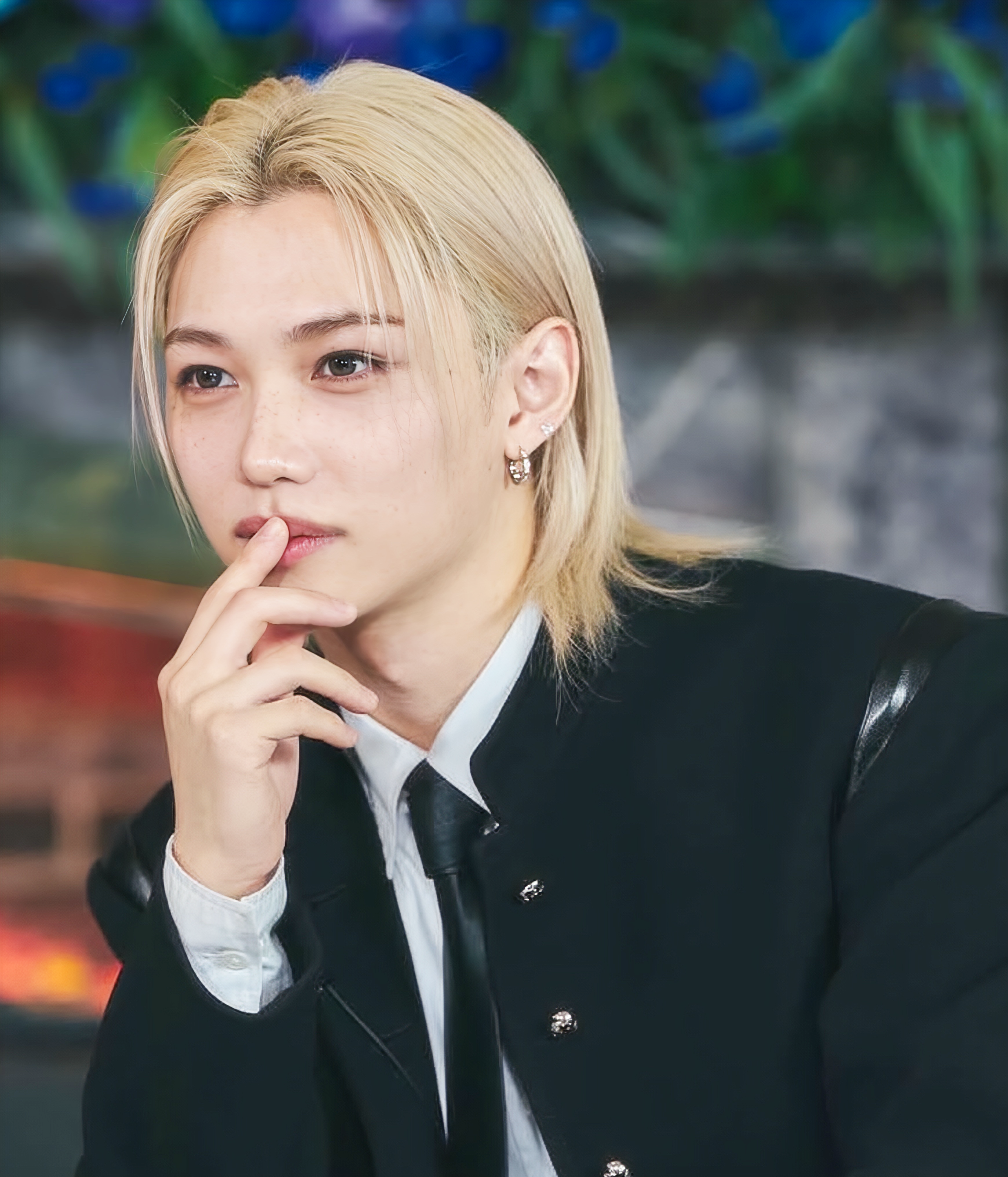 A moment captured by Felix (Stray Kids)'s fan