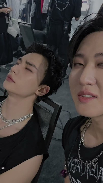 A moment captured by Stray Kids's fan