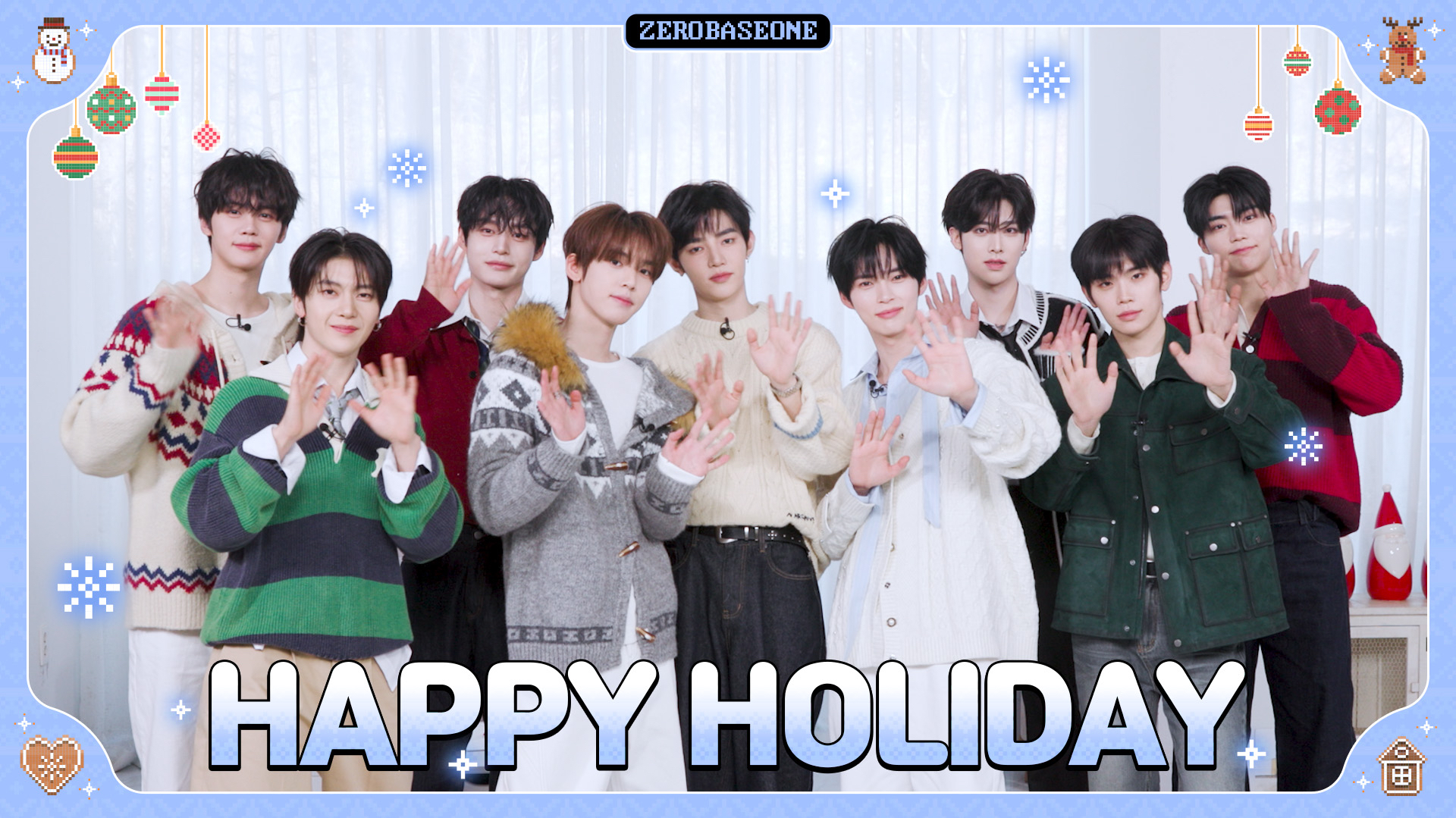 A moment captured by ZEROBASEONE's fan