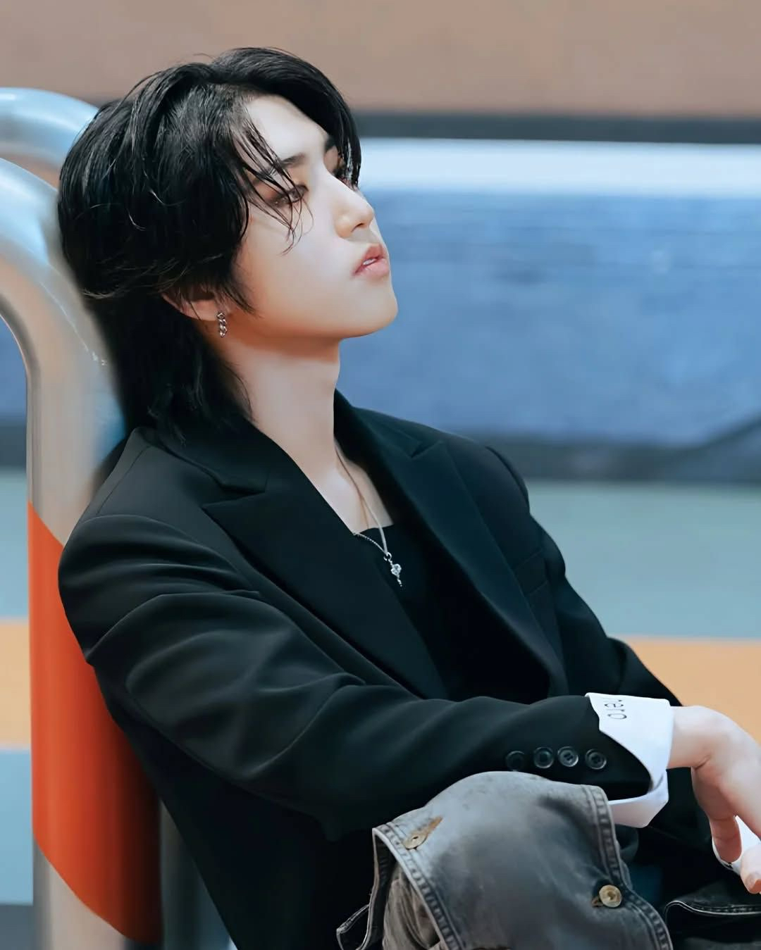 A moment captured by HAN (Stray Kids)'s fan