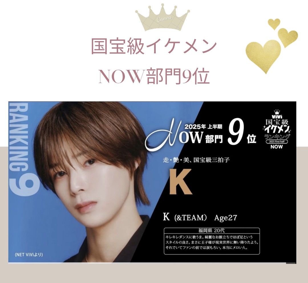 Recent activity shot of K (&TEAM)