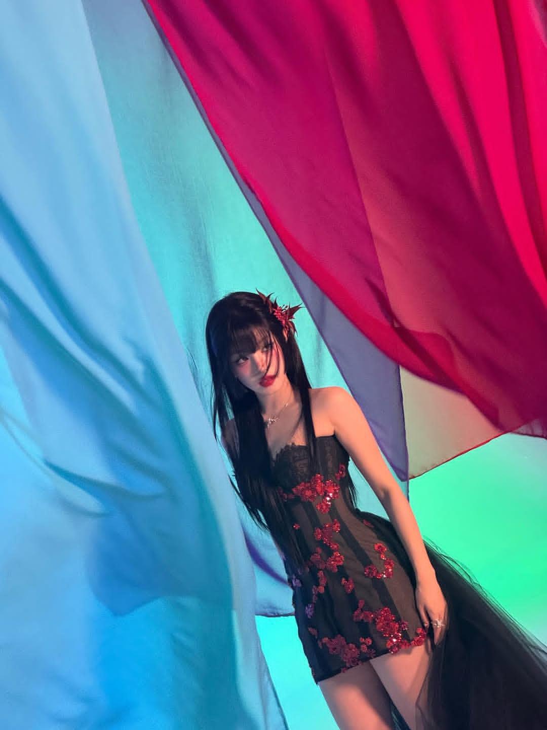 A moment captured by Yuqi (i-dle)'s fan