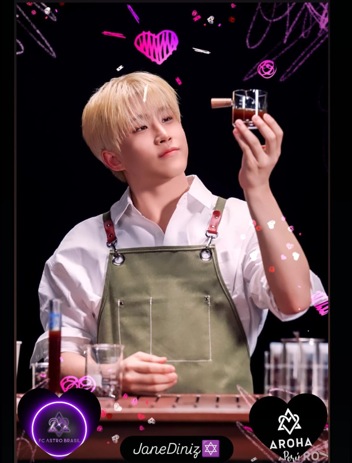 A moment captured by Jinjin (ASTRO)'s fan