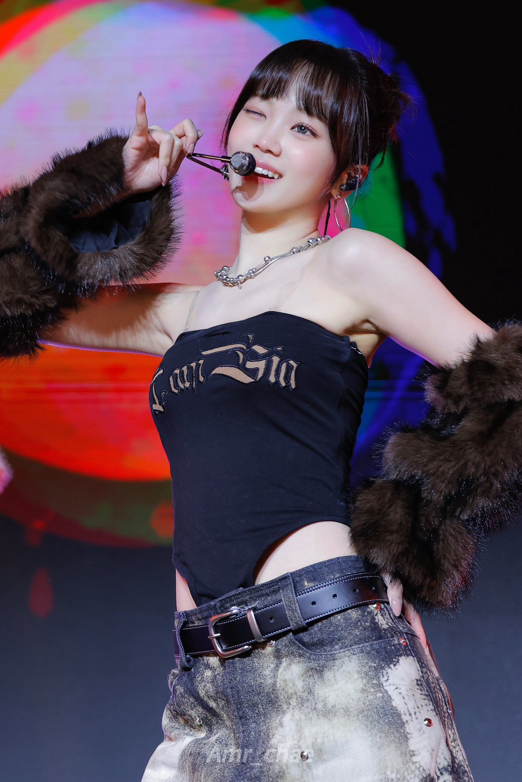 金采源 (LE SSERAFIM)粉丝拍下的瞬间