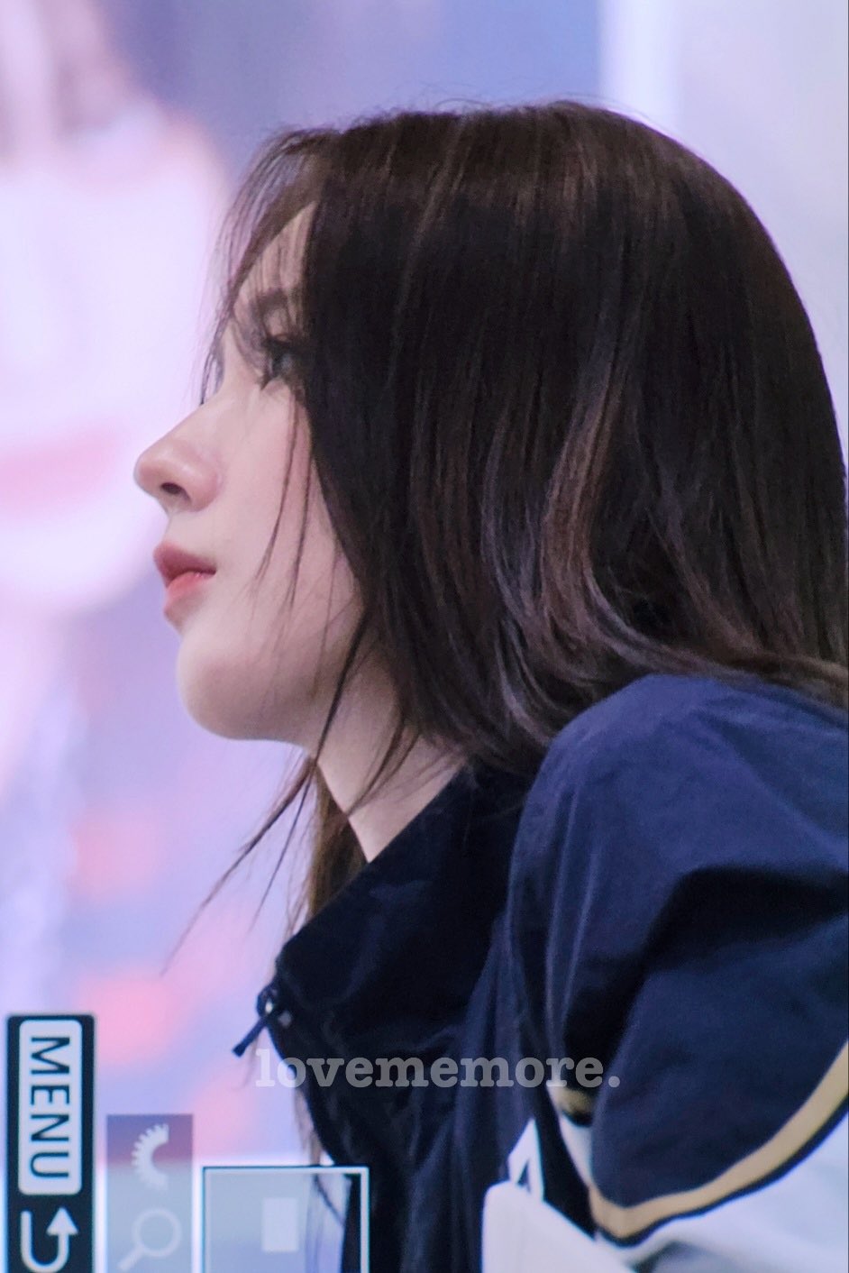 A moment captured by i-dle's fan