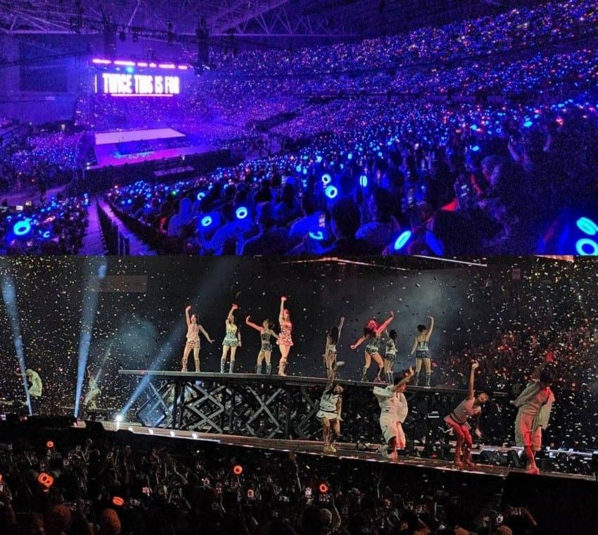 A moment captured by TWICE's fan