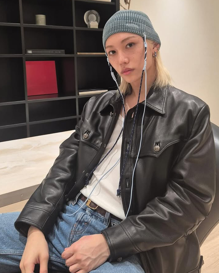 Recent activity shot of Felix (Stray Kids)