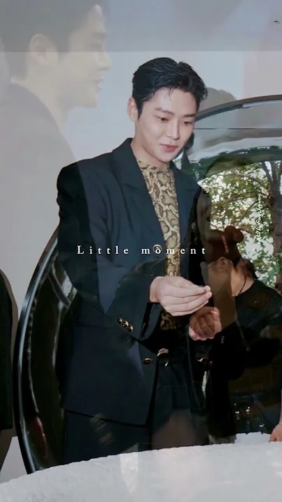 A moment captured by Rowoon's fan