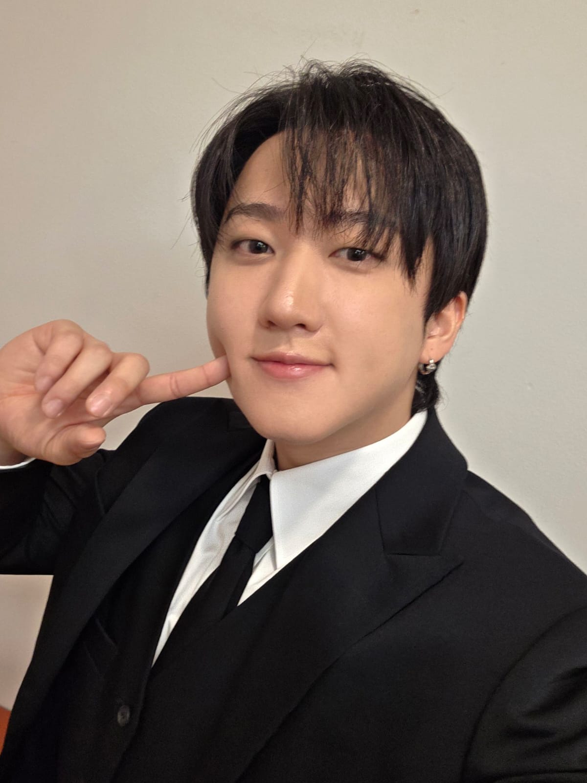 A moment captured by Changbin (Stray Kids)'s fan