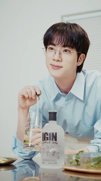 A heartfelt wallpaper shared by Jin (BTS)'s fans