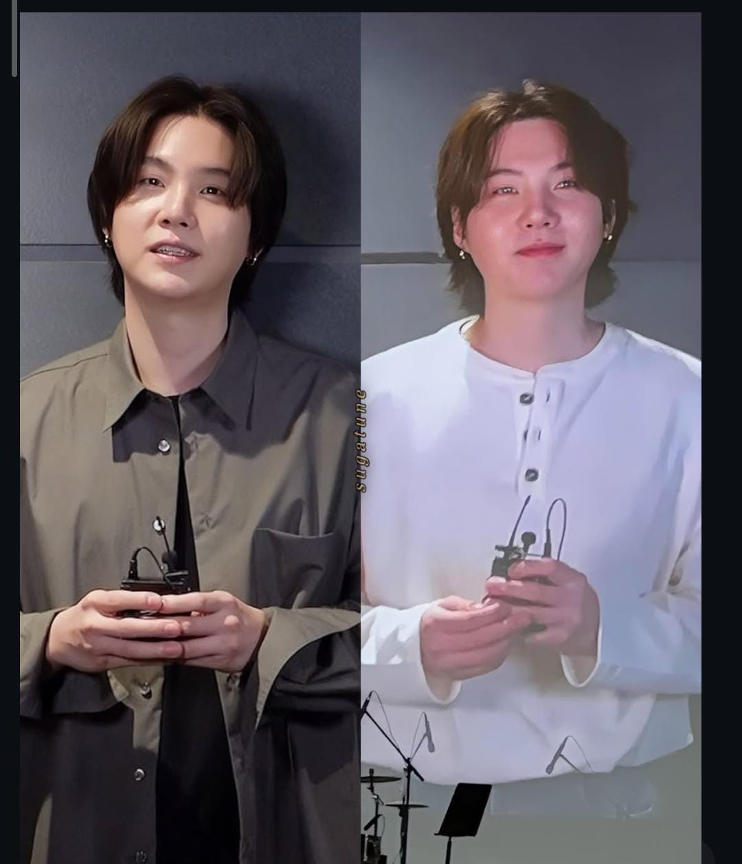 A moment captured by SUGA (BTS)'s fan