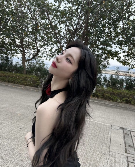 Karina (aespa)粉絲拍下的瞬間