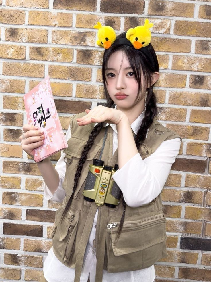 Recent activity shot of Minju (ILLIT)