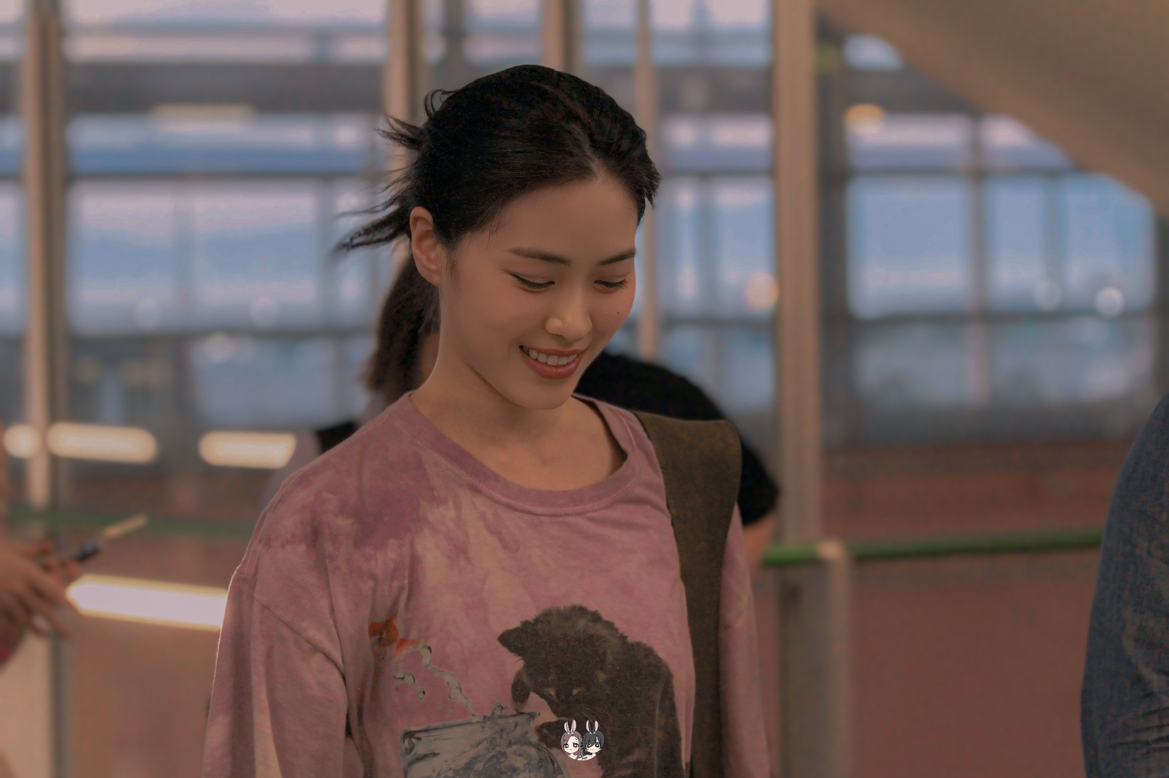 A moment captured by Ryujin (ITZY)'s fan