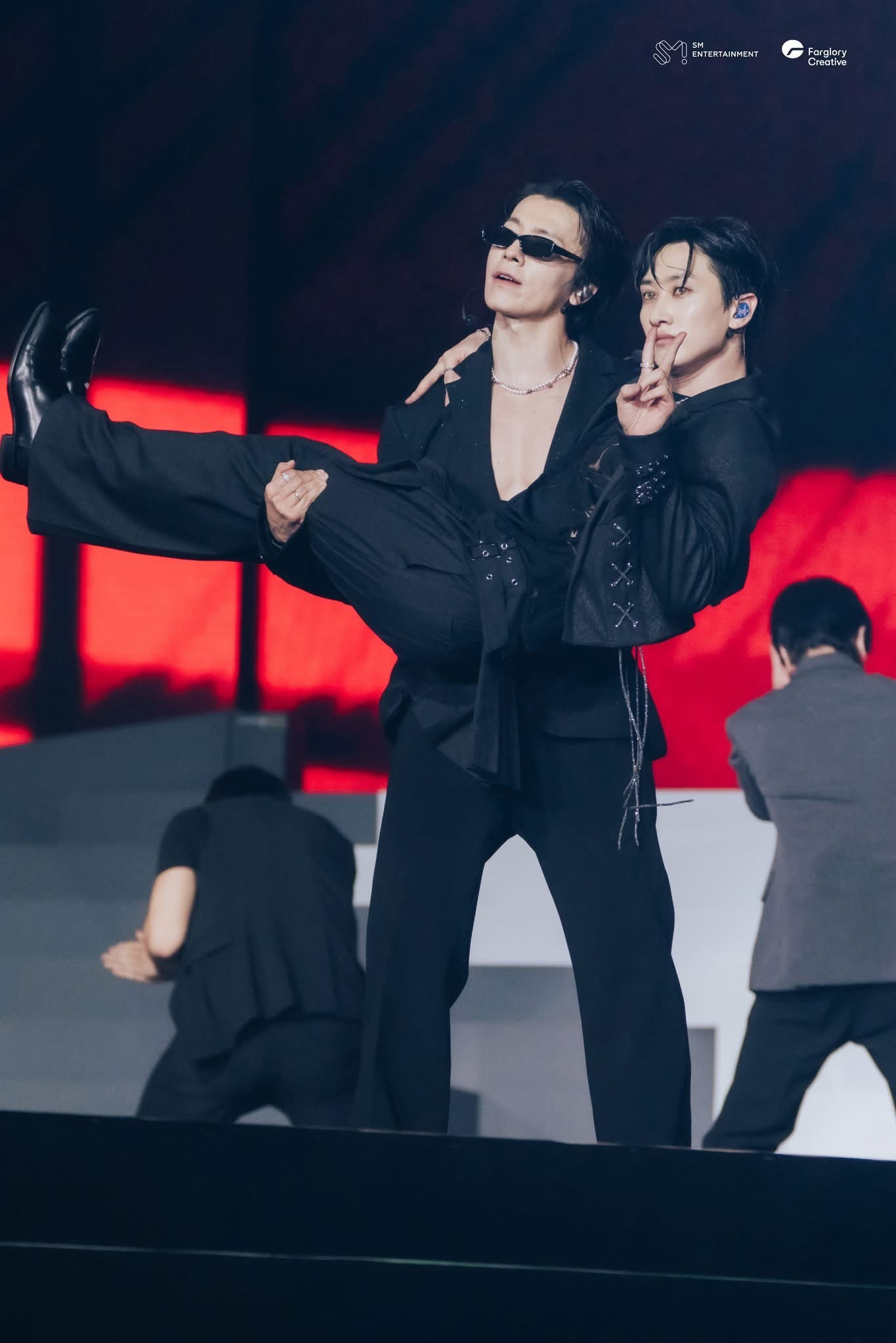 Momen yang diabadikan oleh penggemar Super Junior