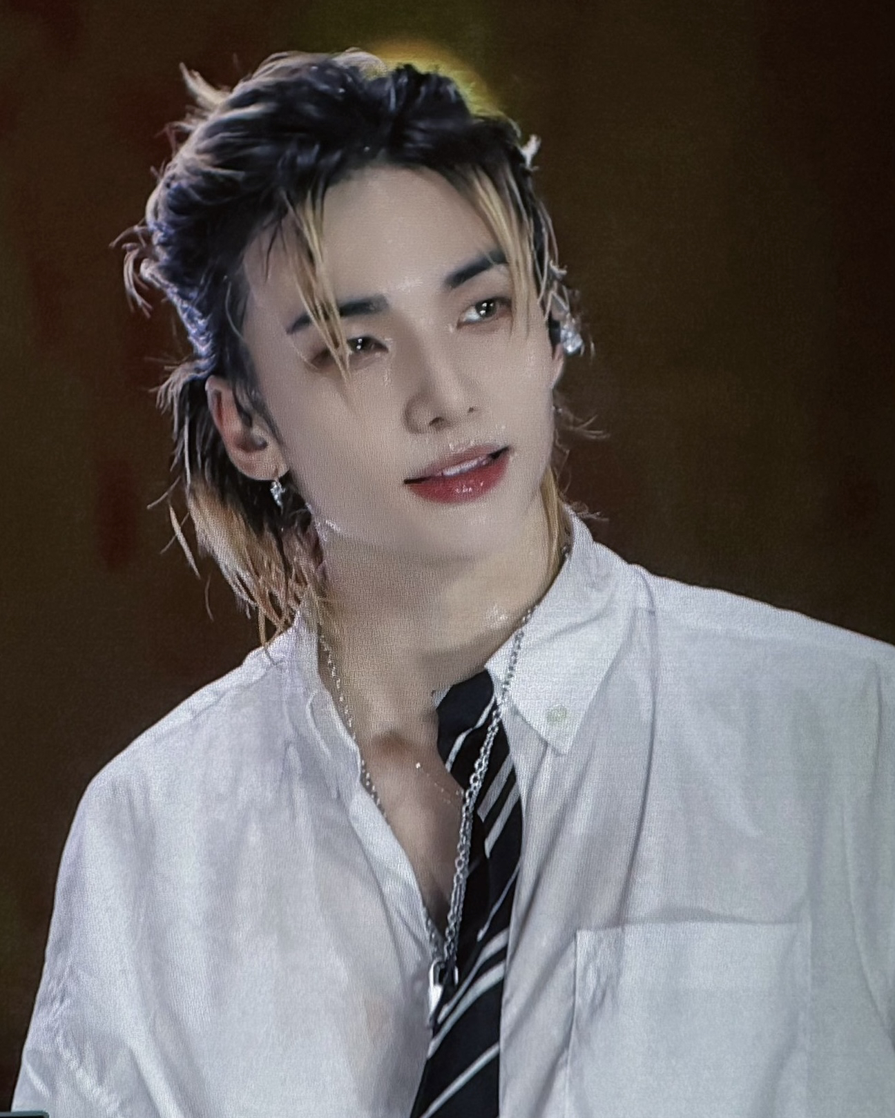 A moment captured by Hyunjin (Stray Kids)'s fan