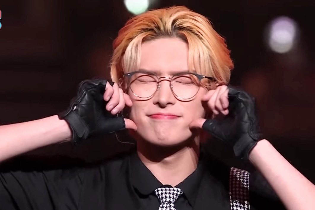 A moment captured by Mingi (ATEEZ)'s fan