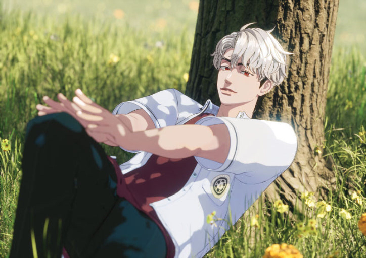 Recent activity shot of Eunho (PLAVE)