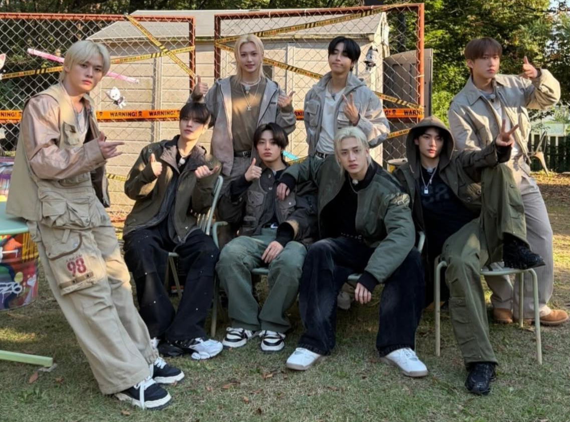 A moment captured by Bang Chan (Stray Kids)'s fan