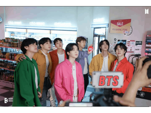 Recent activity shot of BTS