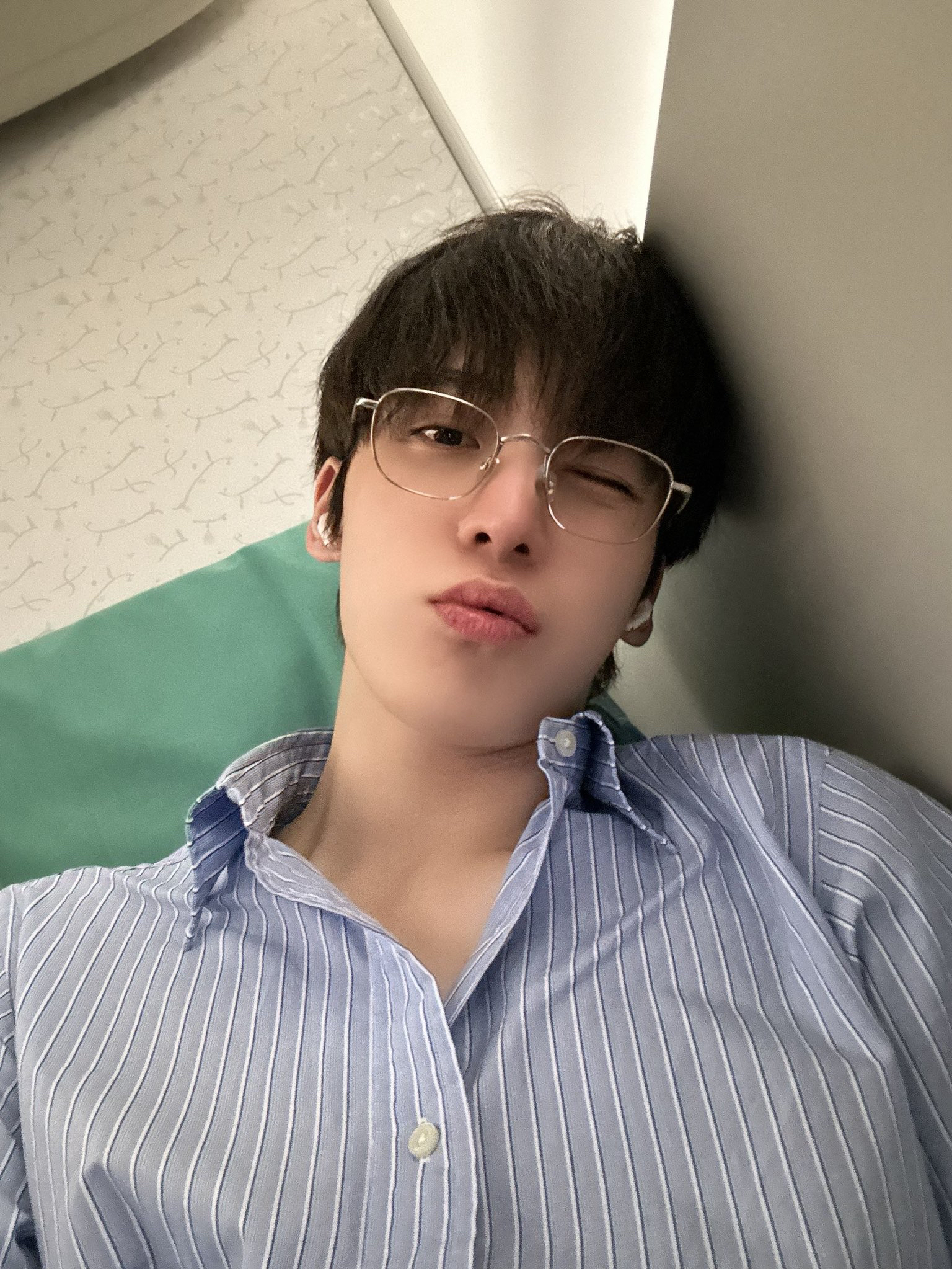 Recent activity shot of Yunho (ATEEZ)