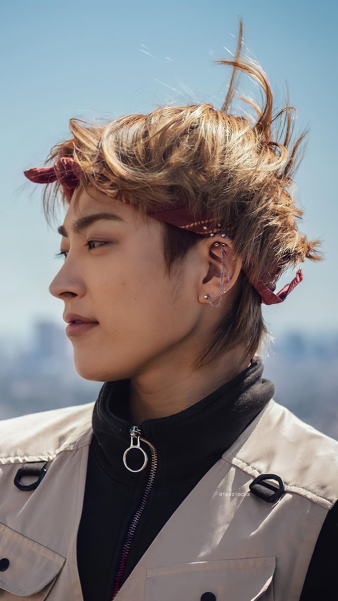 A moment captured by Hongjoong (ATEEZ)'s fan