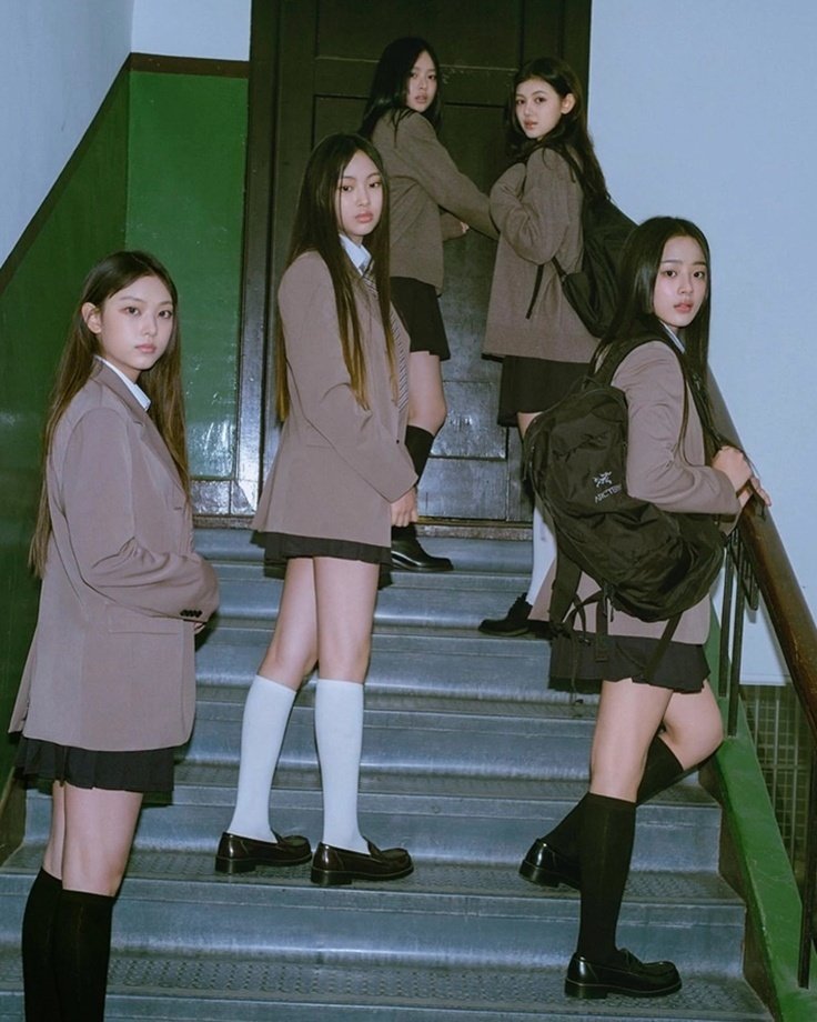 Recent activity shot of NewJeans