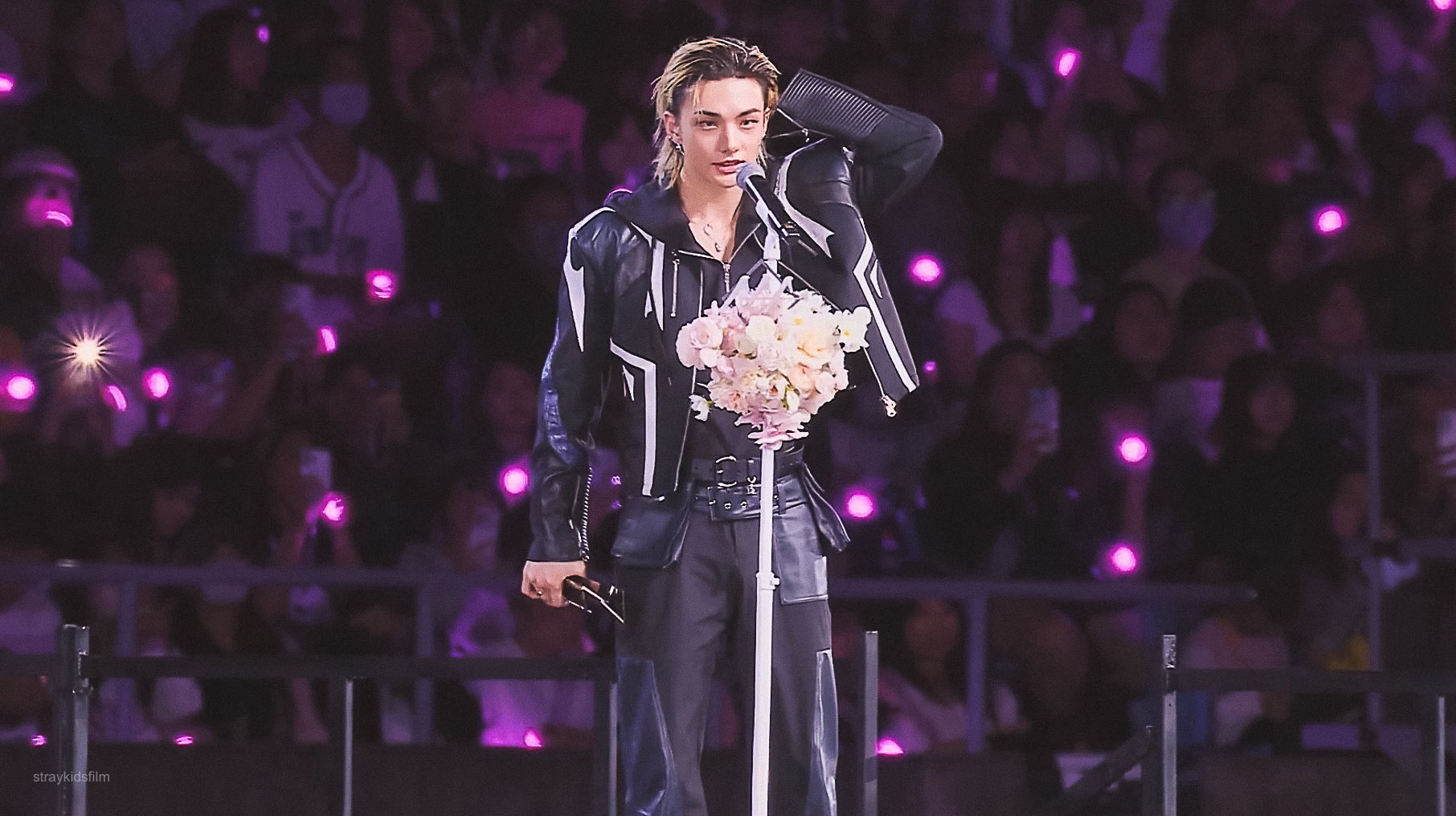 Behind-the-scenes cut of Hyunjin (Stray Kids)