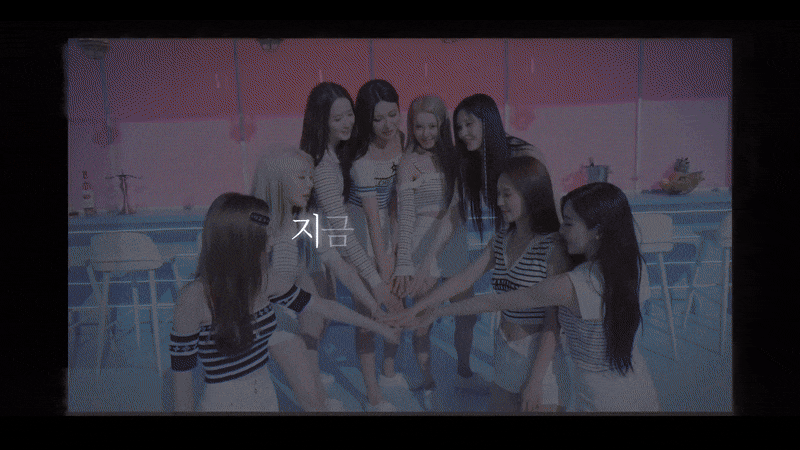 Behind-the-scenes cut of Girls' Generation