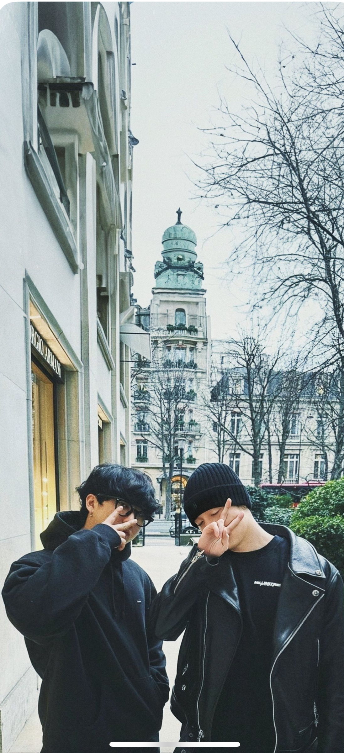 A heartfelt wallpaper shared by Bang Chan (Stray Kids)'s fans