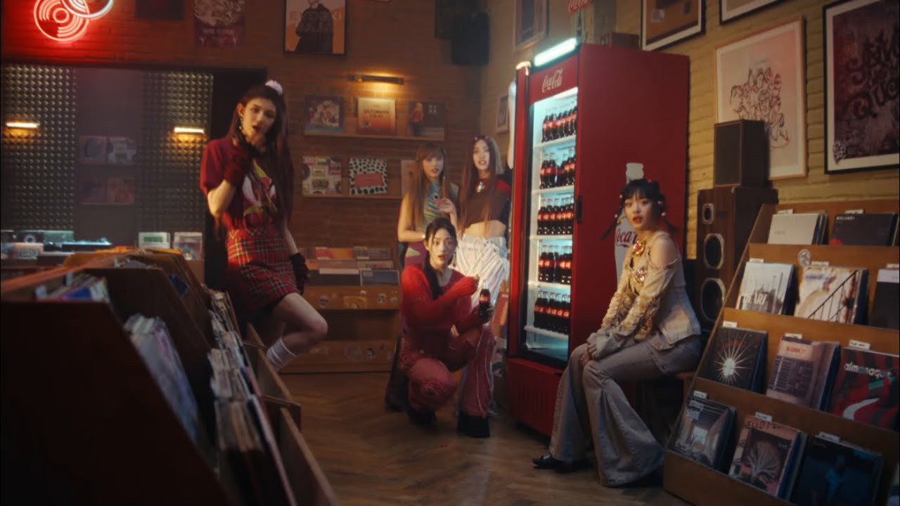 A moment captured by NewJeans's fan