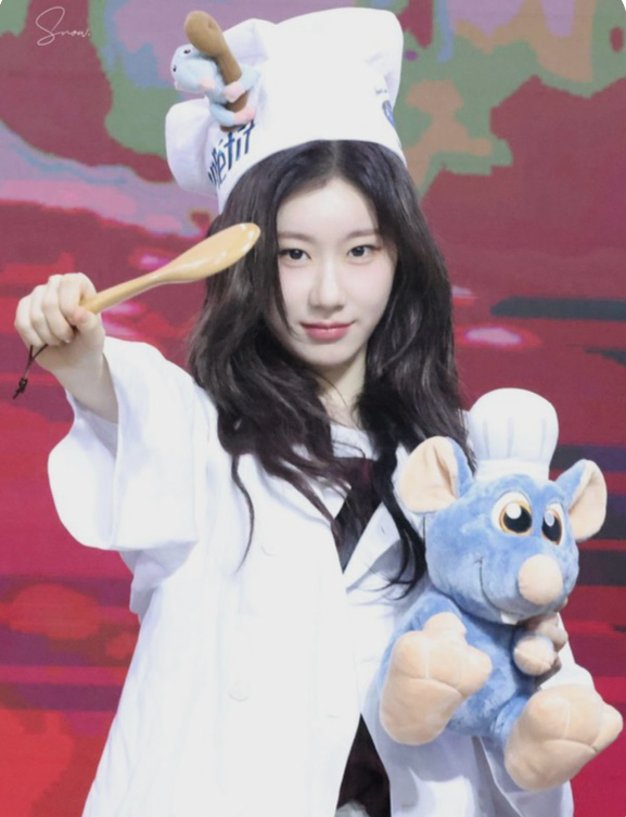 A moment captured by Chaeryeong (ITZY)'s fan