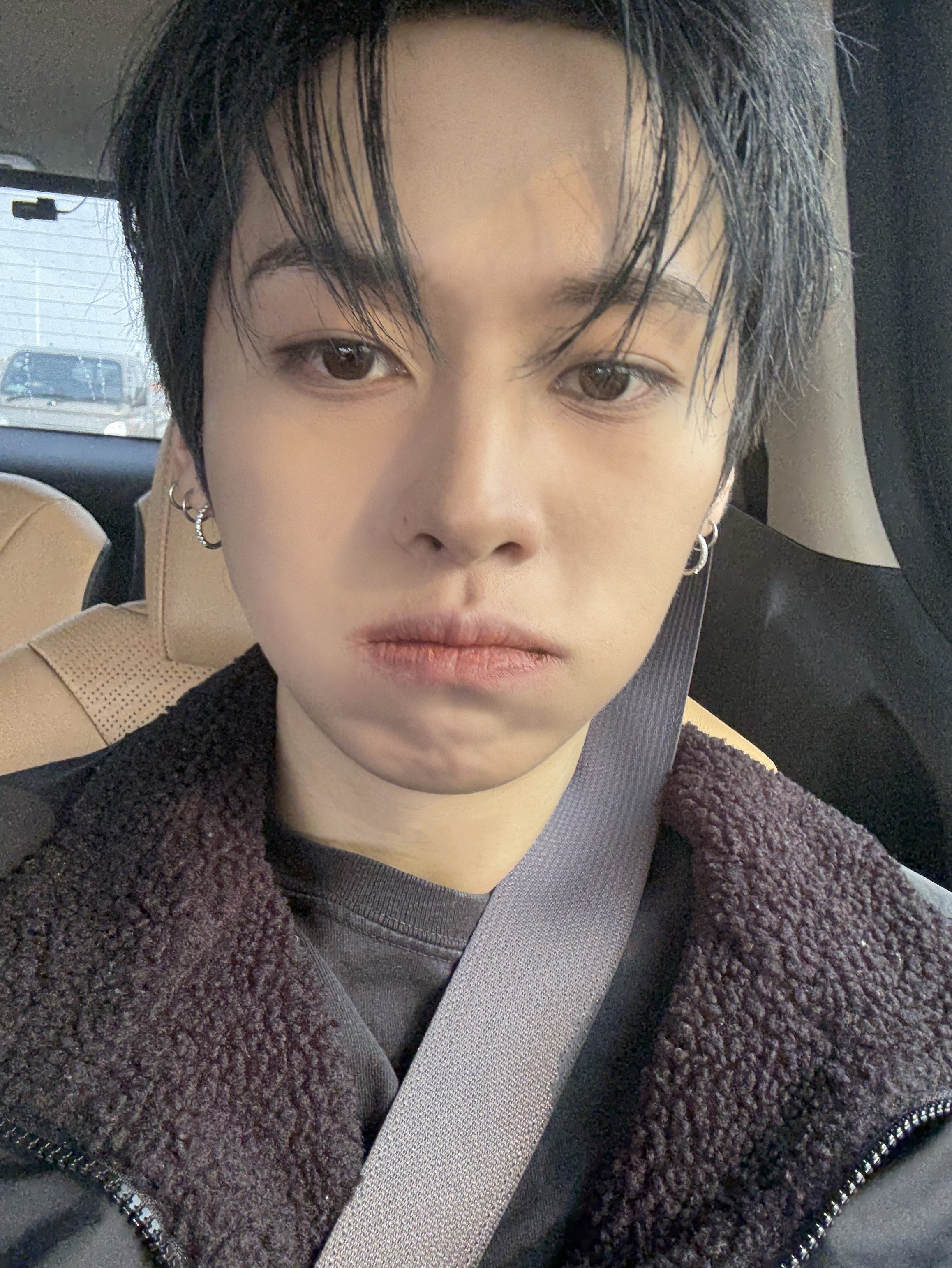 A moment captured by Lee Know (Stray Kids)'s fan