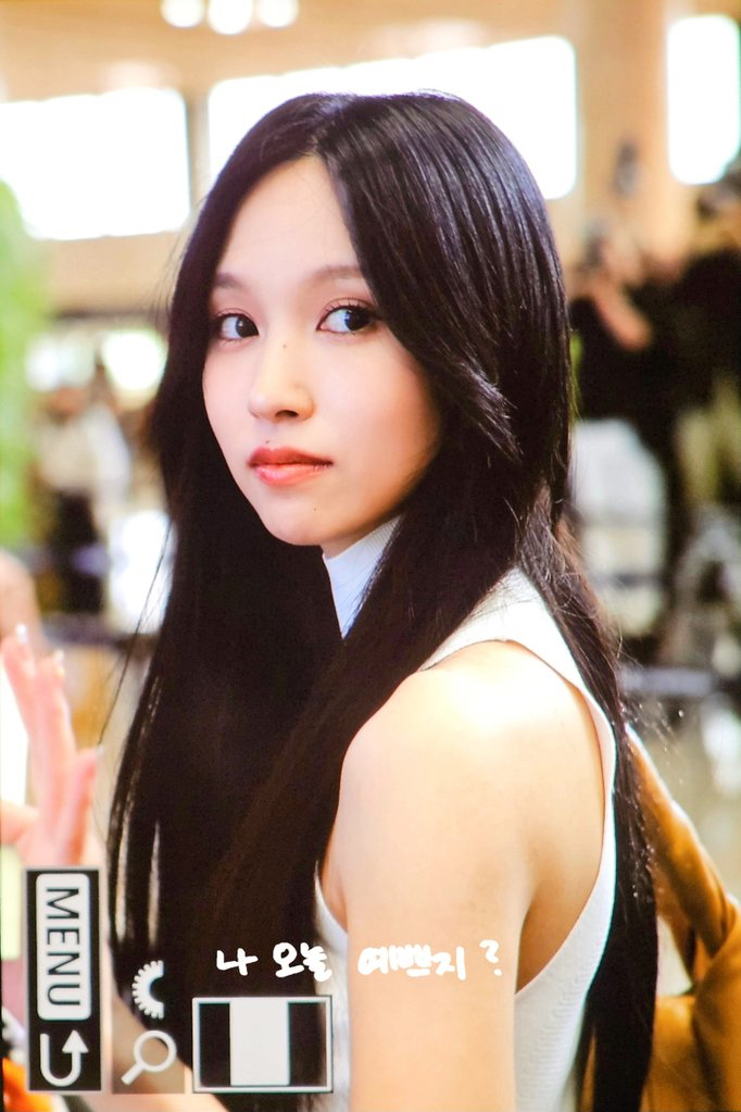 Mina (TWICE)粉丝拍下的瞬间