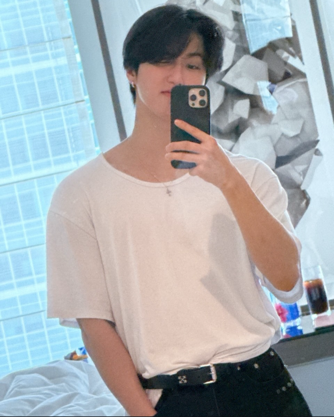 Recent activity shot of HAN (Stray Kids)