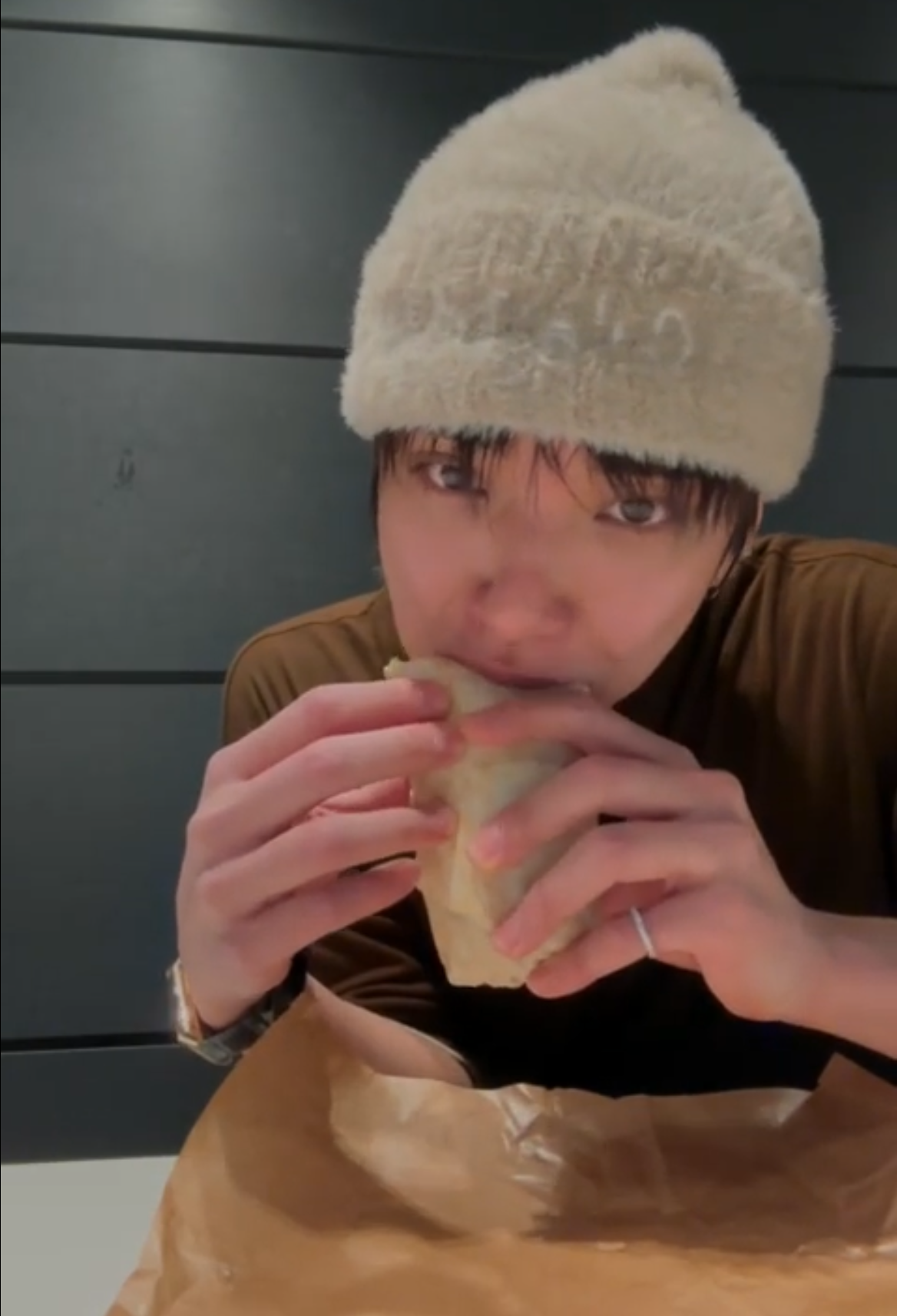 A moment captured by Joshua (SEVENTEEN)'s fan