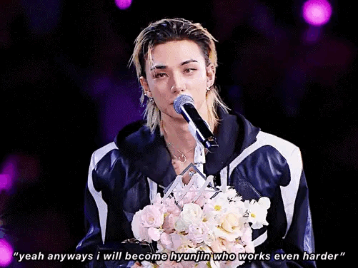 Behind-the-scenes cut of Hyunjin (Stray Kids)