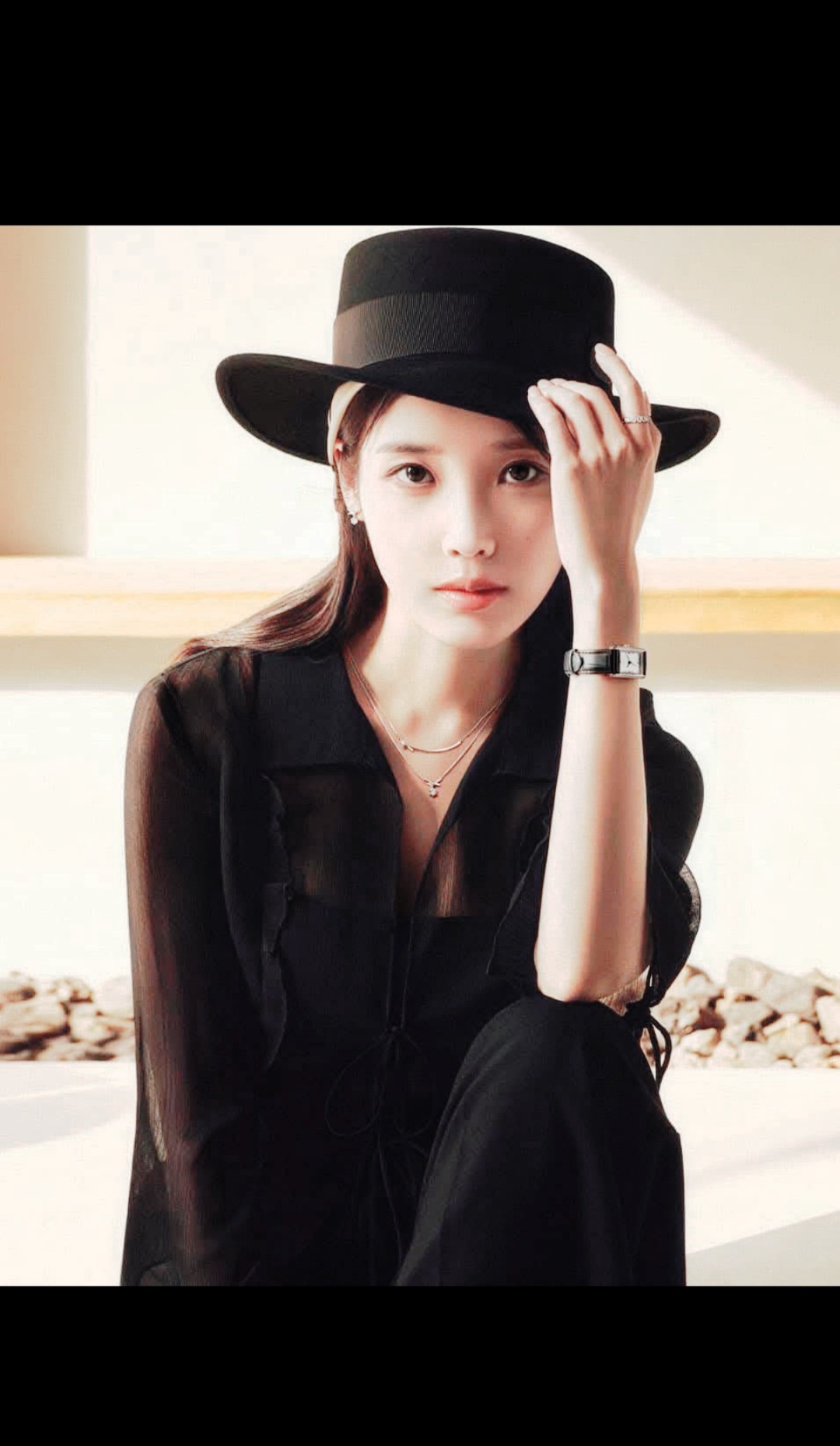 A moment captured by IU's fan